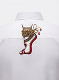 Mata Rani Charan printed White Shirt