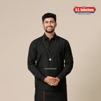 Black Ayyappa Deeksha Shirt for Men - RS Selections